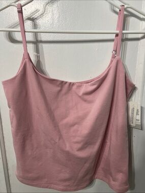 Pink Cami Tank Top - Soft Dusty Pink NWT. Did not come with removable pads.